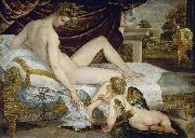 Lambert Sustris Venus and Love oil on canvas